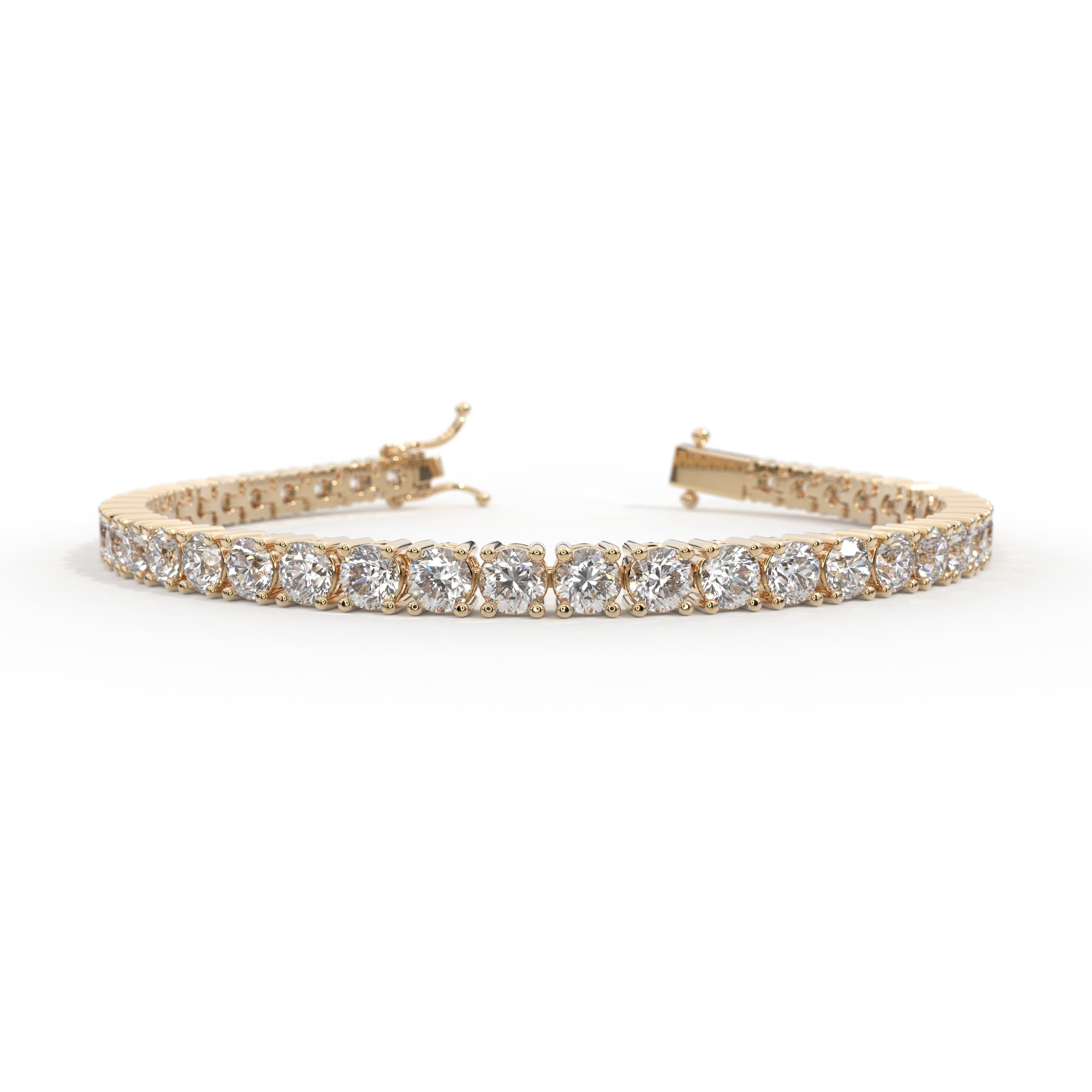 TENNIS 10.0 CTTW  4 PRONG  CLASSIC  3.90mm ROUND BRACELET